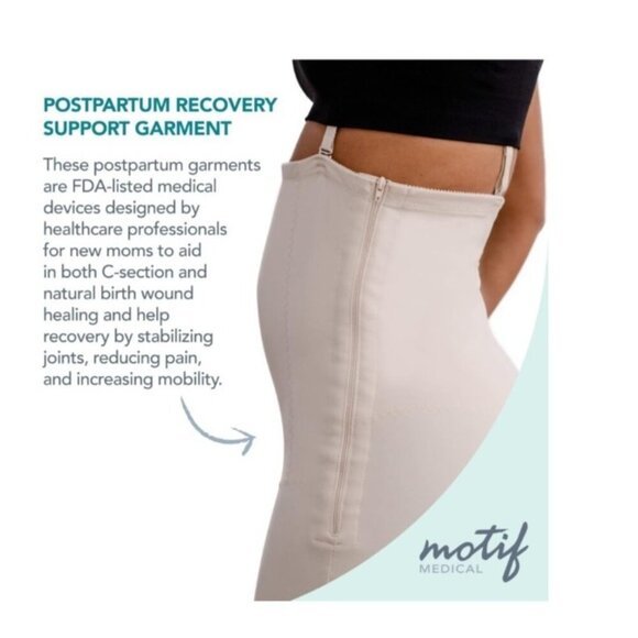Motif Medical Postpartum Recovery Garment C Section Recovery Shapewear Size M - Picture 11 of 14